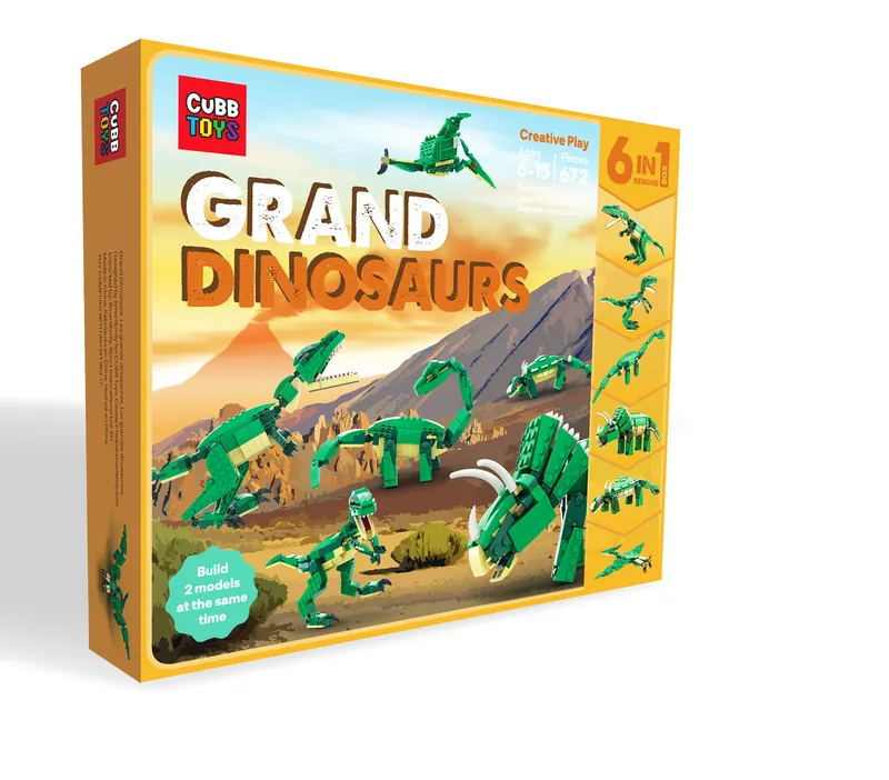 Box des Sets Grand Dinosaurs 6-in-1